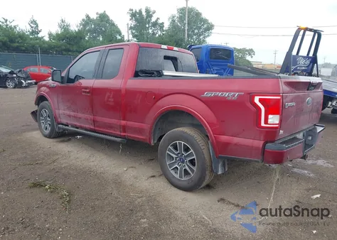 2017 Ford F150 Xlt из США, поврежденный, VIN 1FTFX1EF0HKE35125